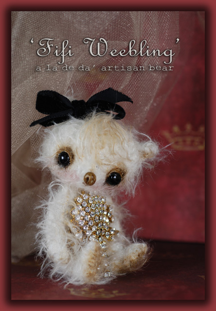 'Fifi Weebling' a Rhinestone Body Bear